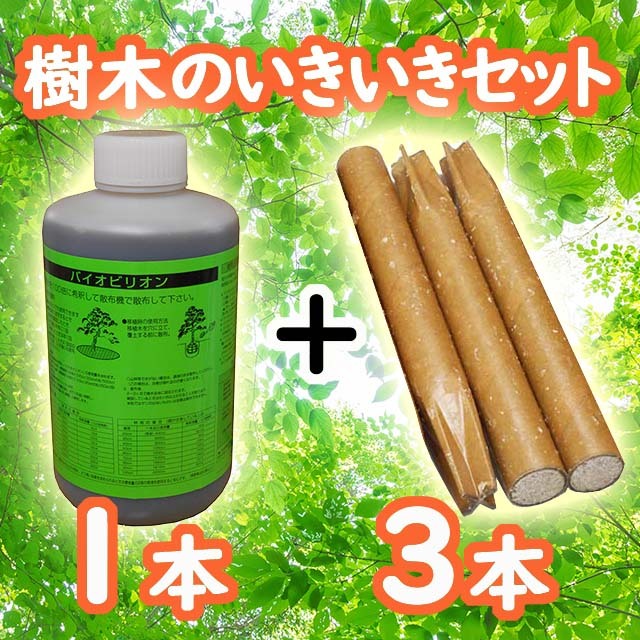 樹木のいきいきセット１　肥料　根を活性化　打込肥料　衰弱樹木　桜・松・その他樹木