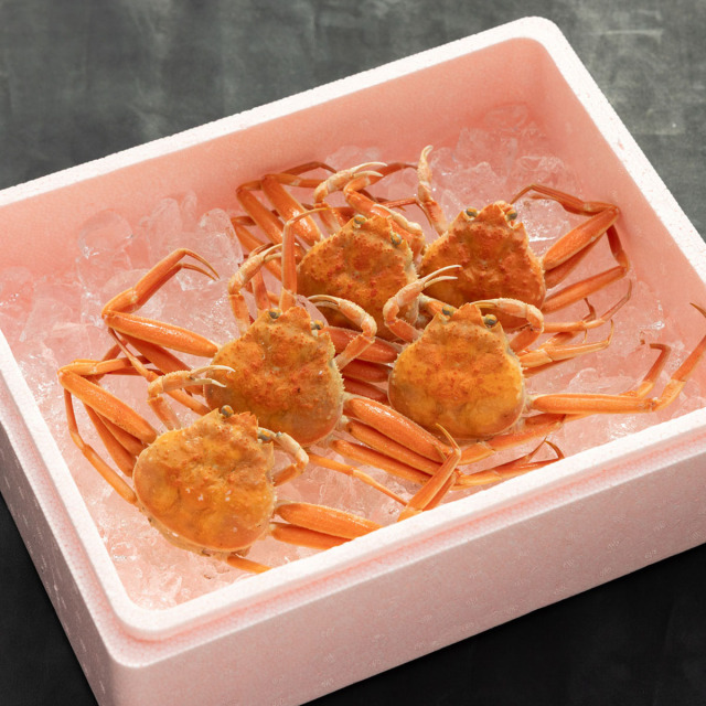 兵庫県産ゆでせこがに5尾(1~2落ち)