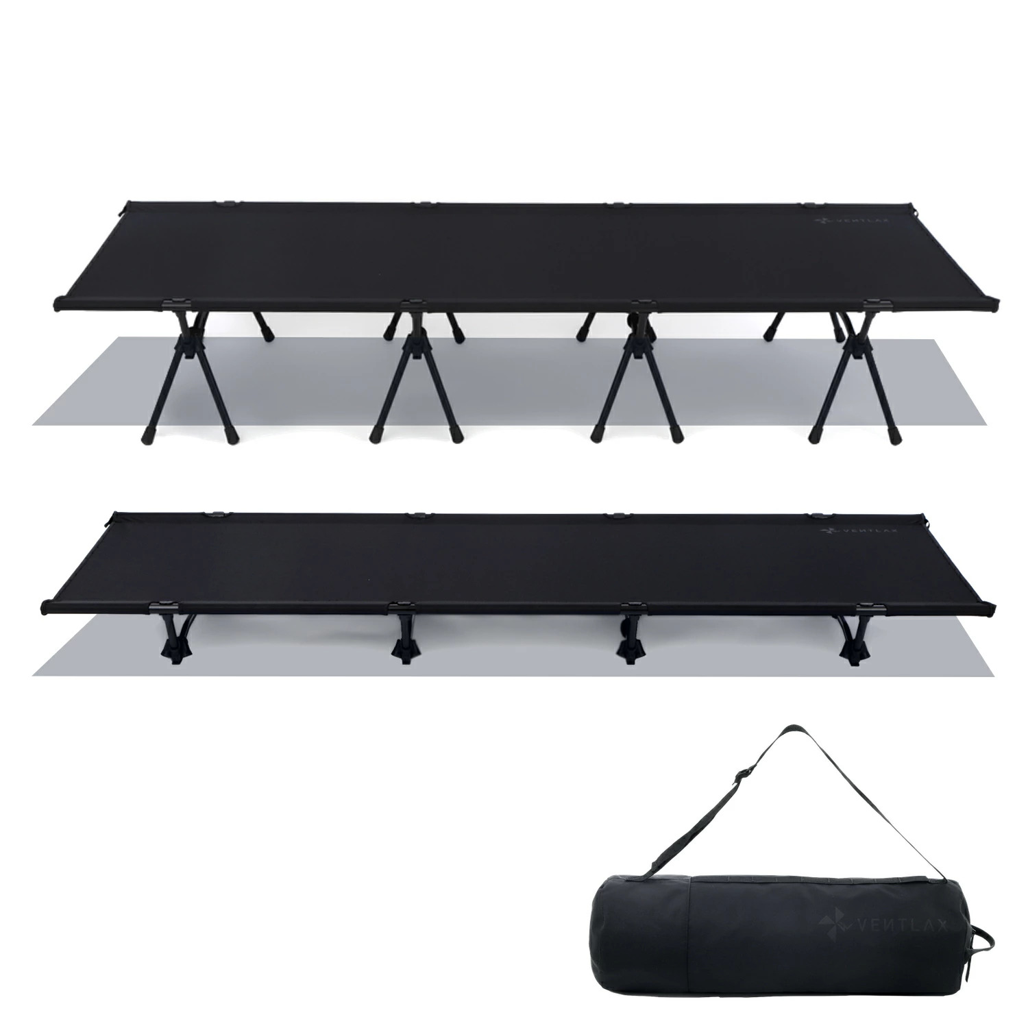 VL-WCOT01B VENTLAX（ヴェントラクス） 2WAY ADJUSTABLE COT WIDE 2WAY