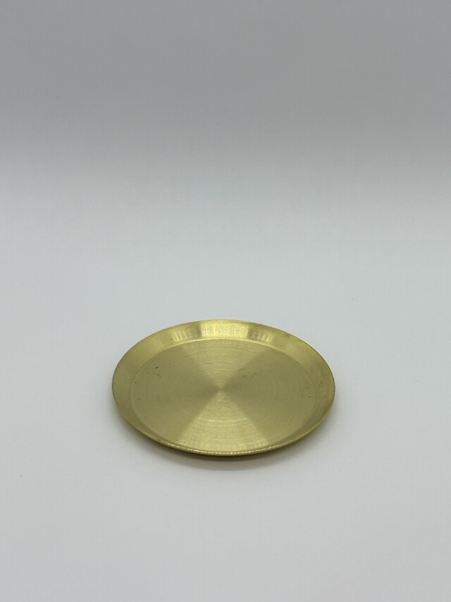 12196 江戸下町工房 和(nagomi) 真鍮小皿 Brass