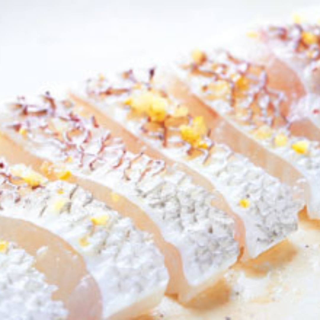 刺身用 養殖マダイ柚子〆 200g 急速凍結