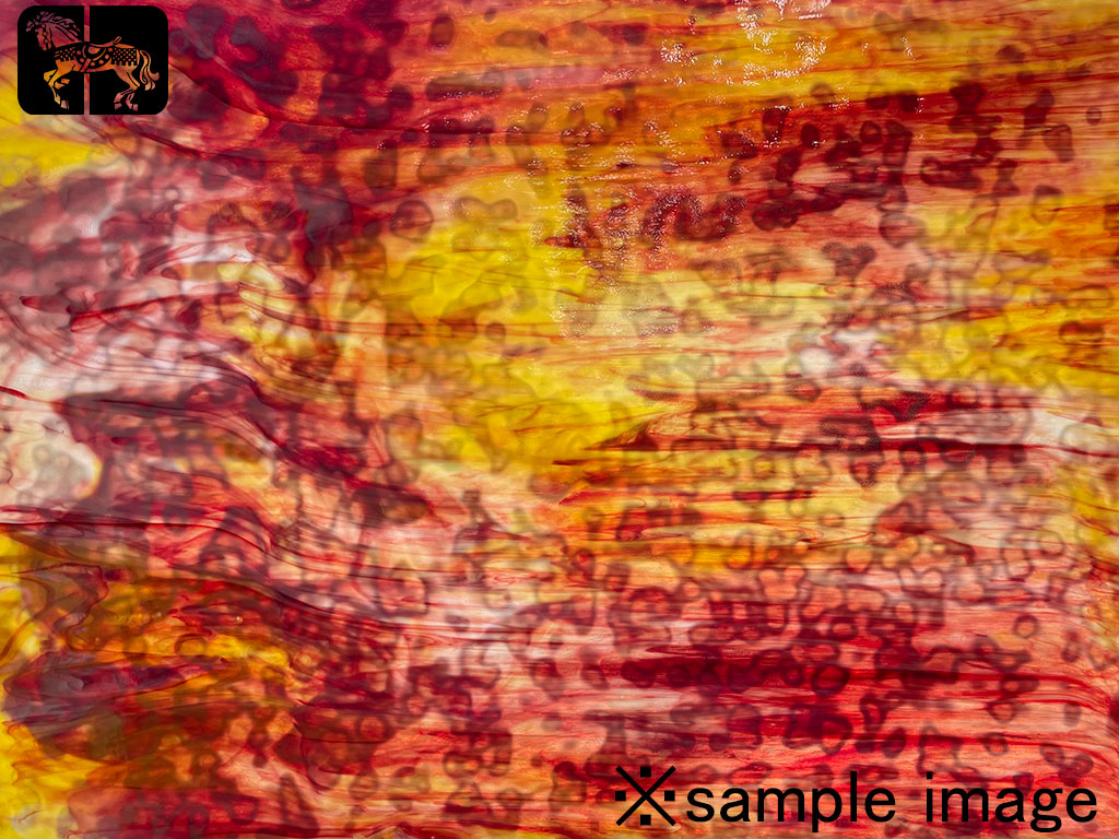 ウロボロス　00-21 レッド/イエロー/ホワイト　リングモトル