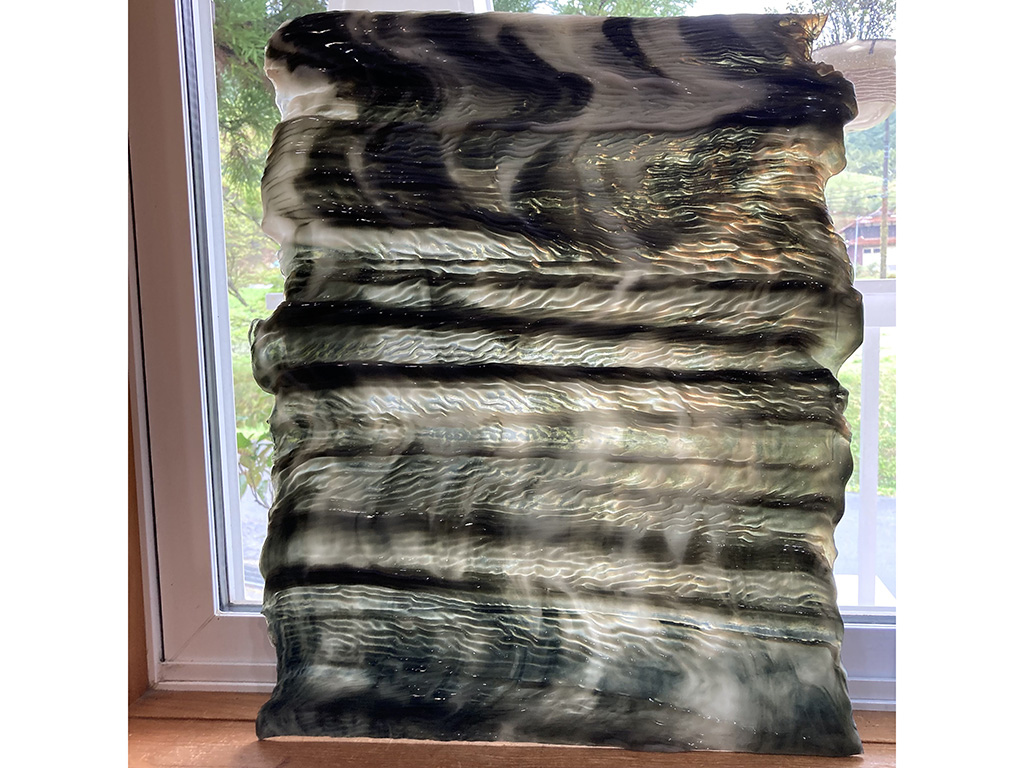 #105 OLDウロボロス グレー/ホワイト　ヘリンボーン サイズ：約330ｘ450ｍｍ