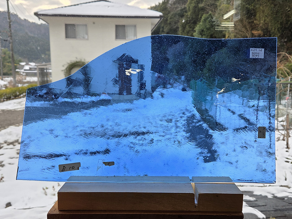 #435 ランバーツ/ブルー　サイズ：約420ｘ220ｍｍ