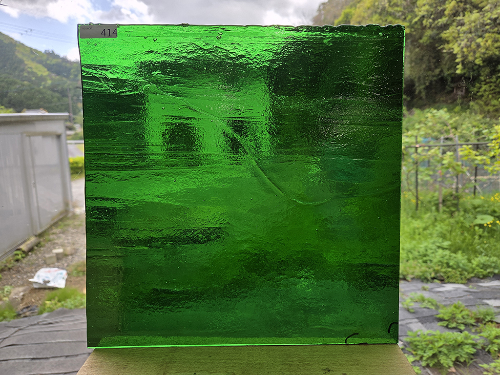 #414 YGアンキャット グリーン/サイズ：約300ｘ300ｍｍ