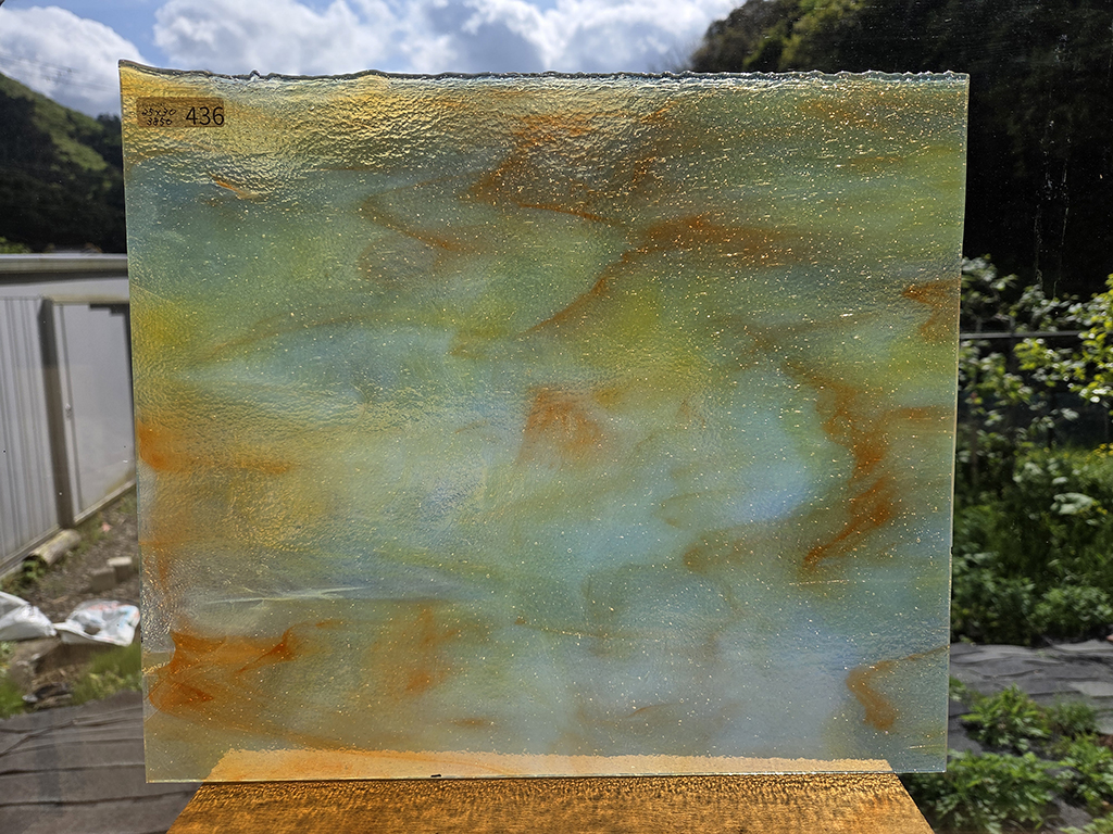 #436 YGアンキャット　オレンジ・ホワイト　サイズ：約350ｘ300ｍｍ