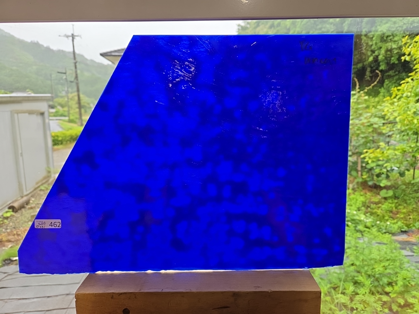 #462 YGアンキャット/コバルトブルー サイズ：約370ｘ310ｍｍ