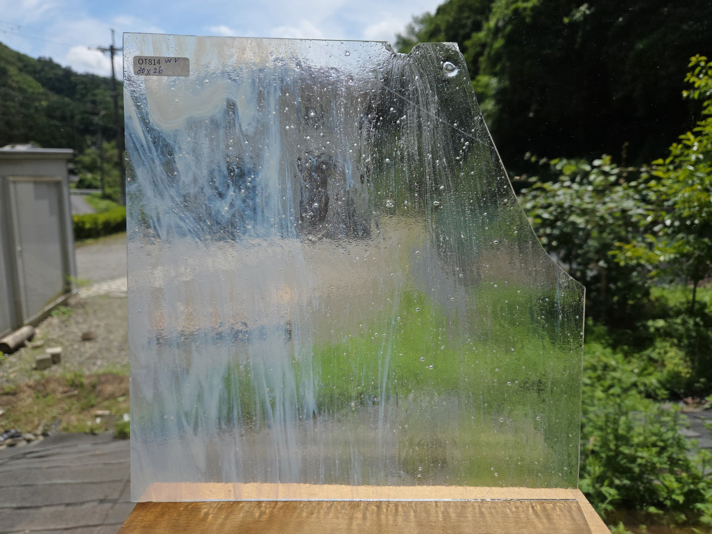 #814【OUTLET】ウィズマーク　クリア・ホワイト　サイズ：約300ｘ260ｍｍ
