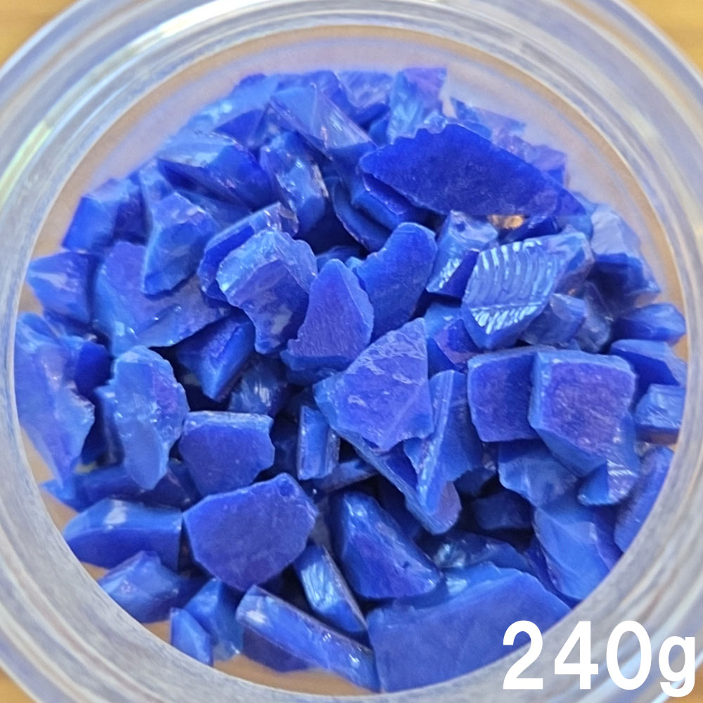 【旧在庫・お買い得品】OGTフリット F7-2306-F(Dark Blue Opal）240ｇ　(COE96)《LP可》