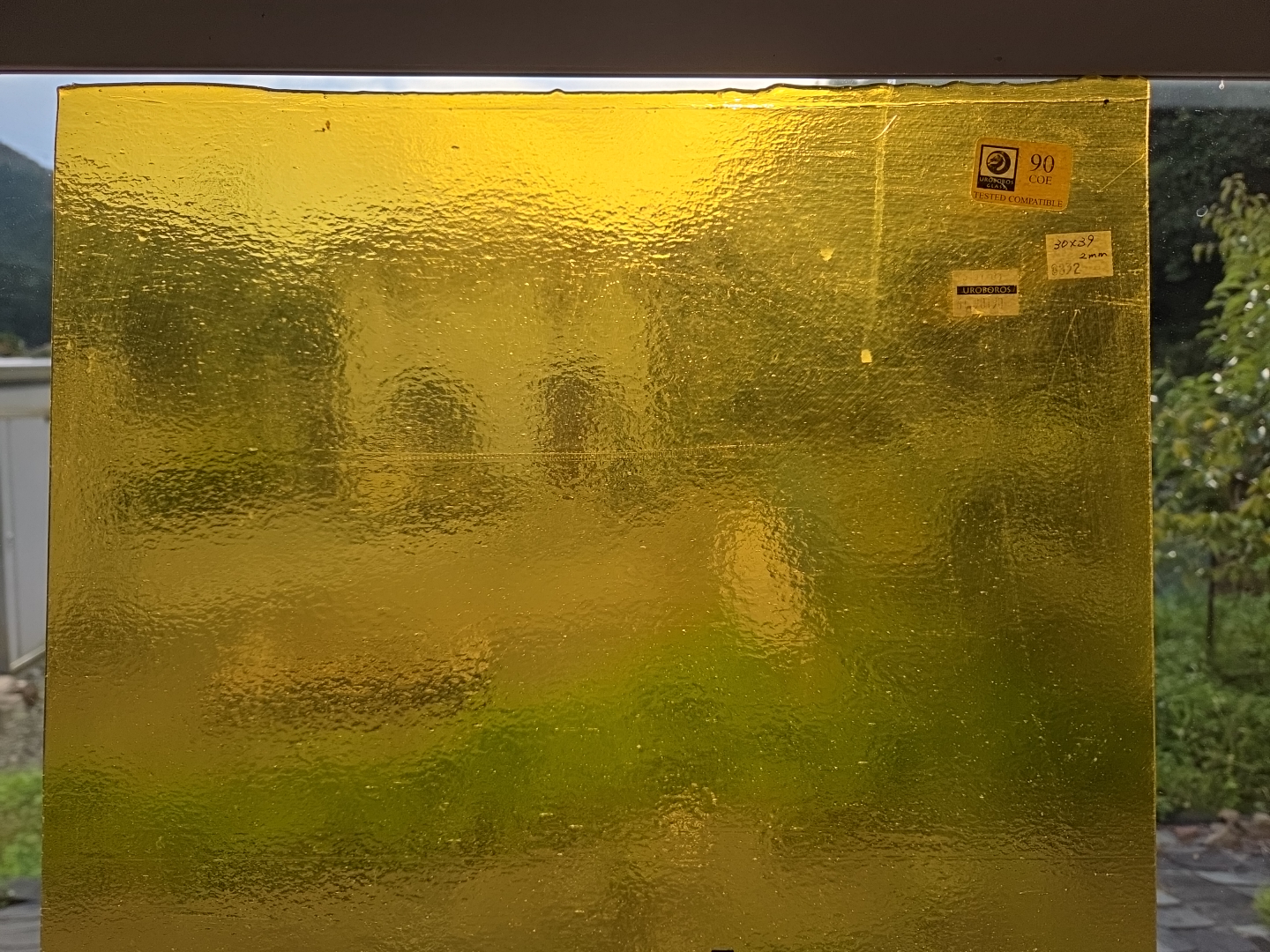 #832 OLDウロボロス 61-901-IR-90 ガラス厚2ｍｍ(90COE) アンバーサイズ：約390ｘ300ｍｍ