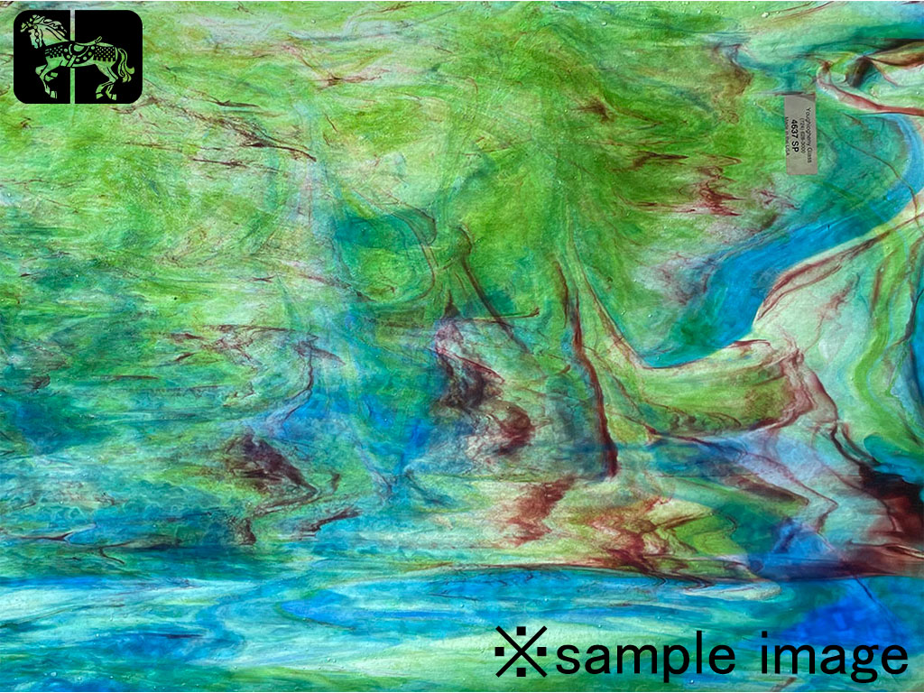 YG 4637SP グリーン/コバルトブルー/バブルガムピンク/ダークグリーン