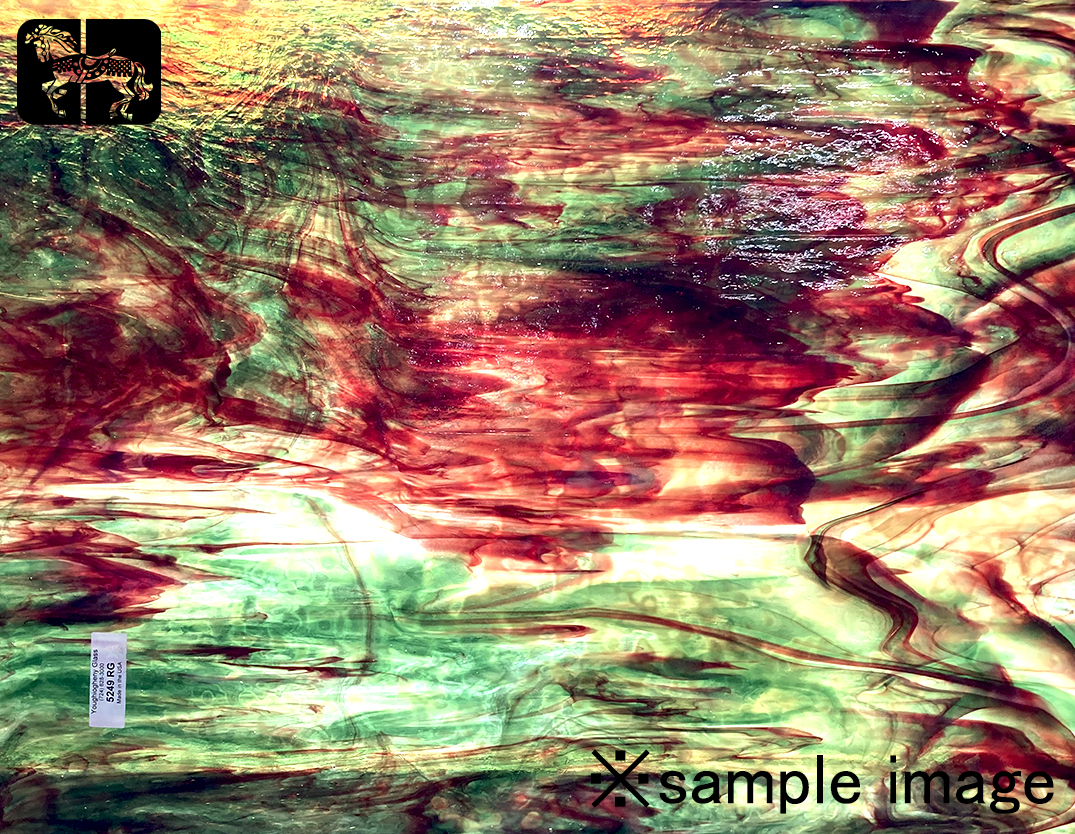 YG 5249RG ベージュオパール/グリーン/レッド