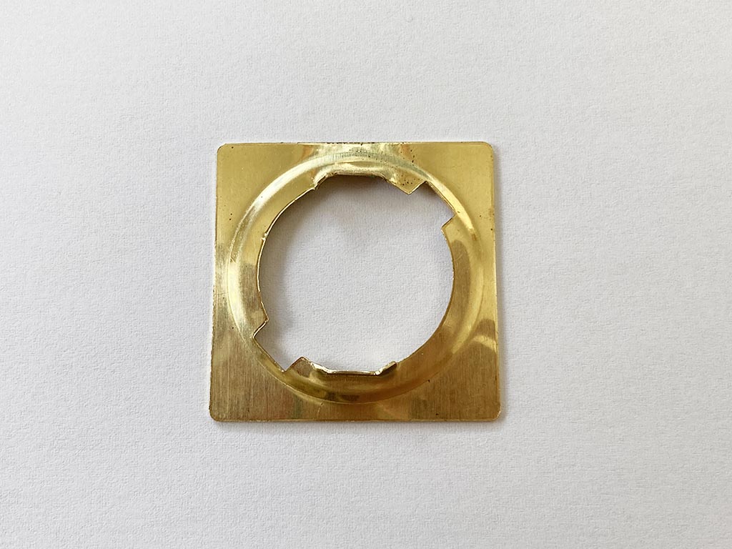 おやすみライト（ナイトライト）用4角座金《MS》【LPL可】