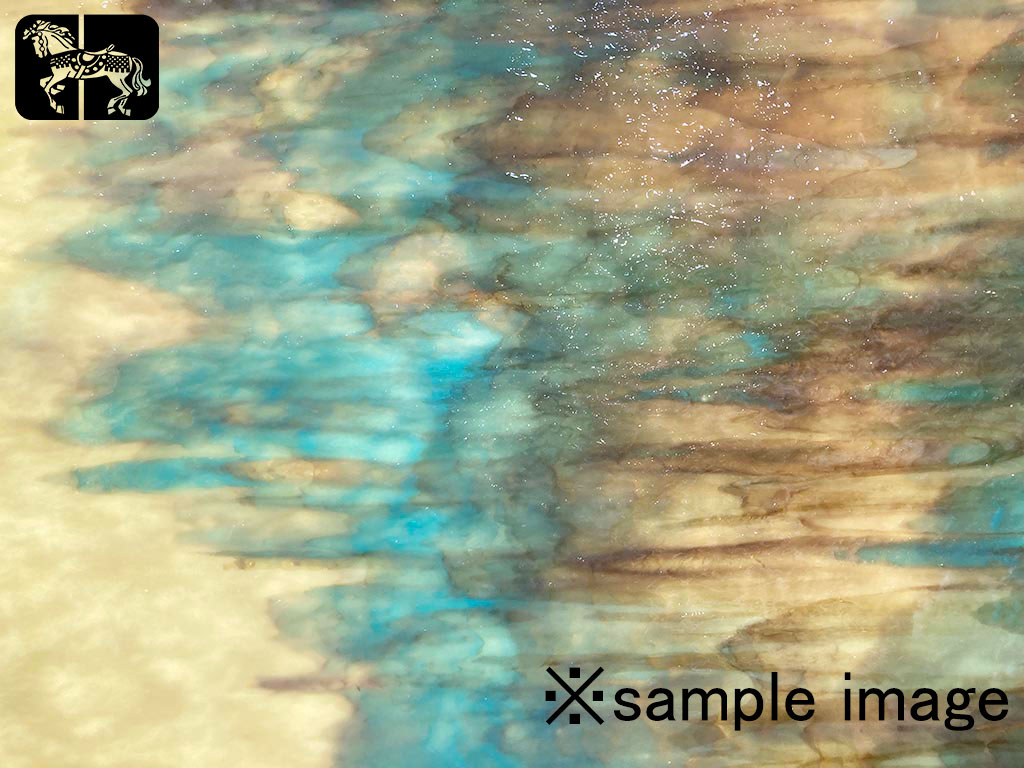 YGウロボロス　65-19　ライトブラウン/ダークブラウン/スカイブルー