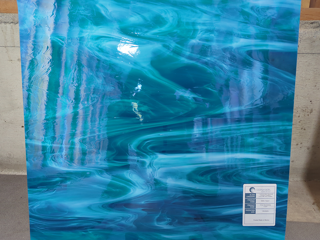 OGTスペクトラム　833-73S-Fディープアクア/ホワイト　膨張係数96(COE96)　