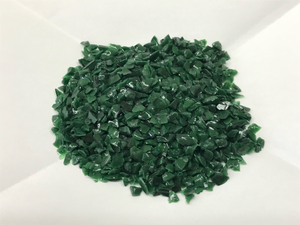 OGTフリット　F5-2206-96(Dark Green Opal）100ｇ　膨張係数96《LP可》