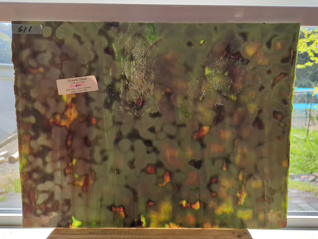 オセアナバリューシート 611 ダークレッド/グリーン