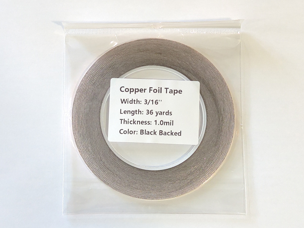 カパーテープ　3/16インチ（4.76mm）ブラックバック 中国製【LPL可】