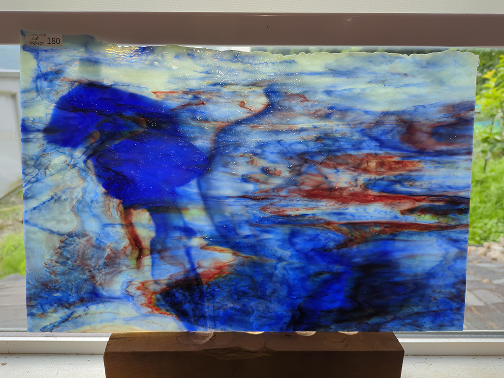 #180 YGアンキャット/ブルーMIX サイズ：約450ｘ300ｍｍ