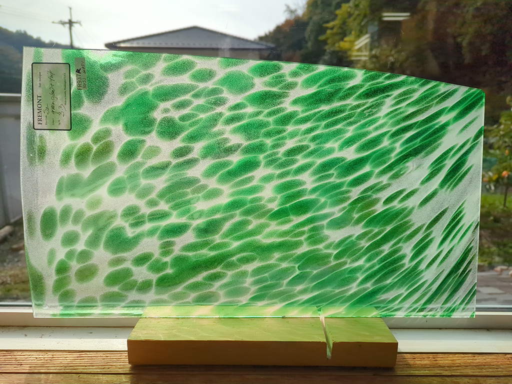 ＃937 S2-green glow frit（蓄光仕様）1/4カット可