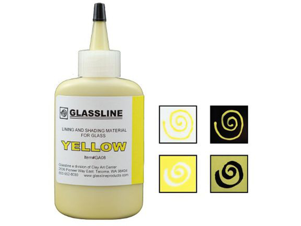 GA08 グラスライン イエロー 60ml【LPL可】