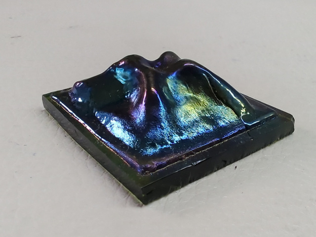 グラスジュエル ピンチバック/グリーンラスター M《LP可》