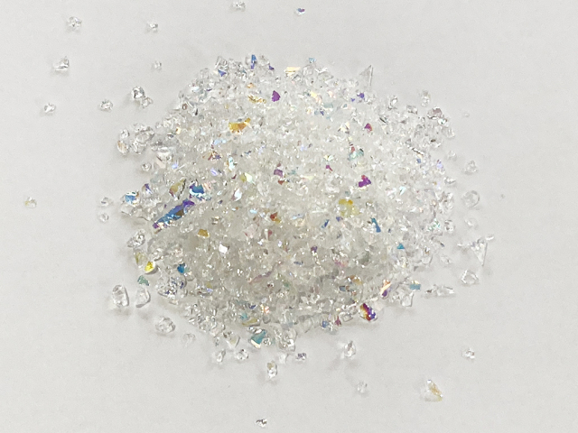 CBS ダイクロフリットフレーク　クリア　レインボー　膨張係数90　28g(1oz)