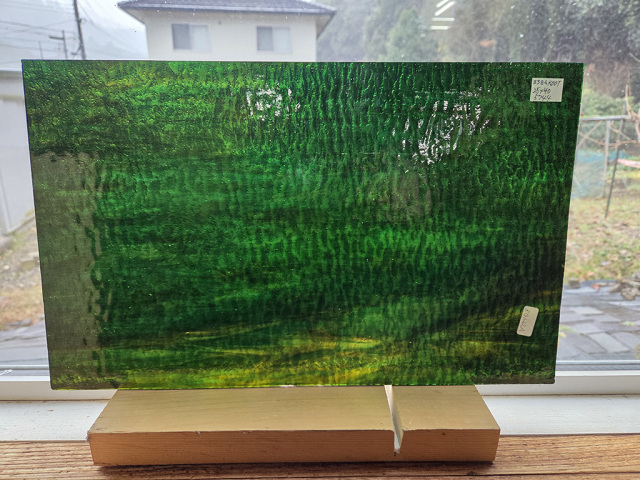 #384 ココモ/グリーン　サイズ：約250ｘ400ｍｍ