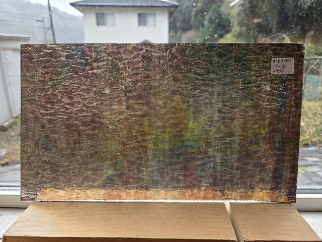 #405 ココモ/パープル・ブルー・グリーン　サイズ：約300ｘ170ｍｍ