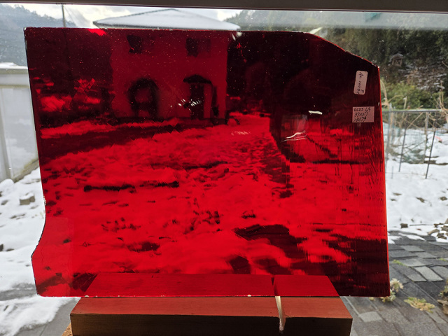 #423 ランバーツ/レッド　サイズ：約370ｘ270ｍｍ