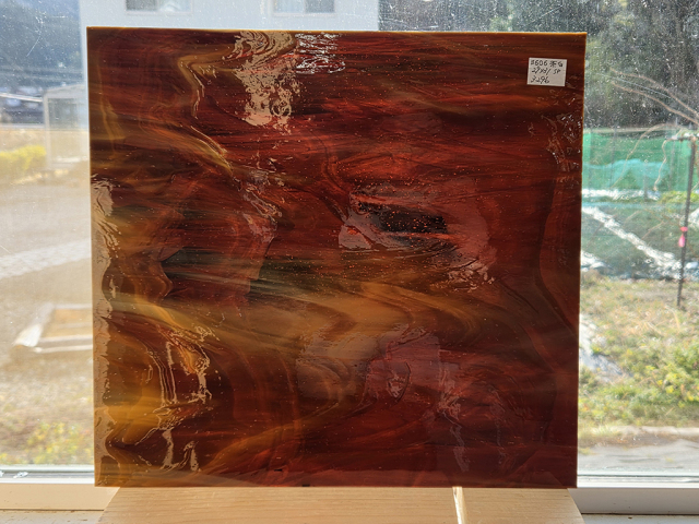 #606 スペクトラム　ブラウンウィスピー　サイズ：約290ｘ310ｍｍ