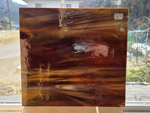 #607 スペクトラム　ブラウンウィスピー　サイズ：約290ｘ310ｍｍ