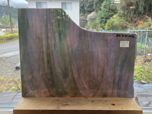 #627 YG 3644RG　ラベンダー,グリーン,ダークブルー　サイズ：約210ｘ310ｍｍ