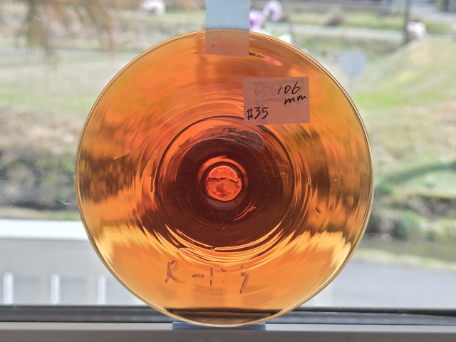 モナークカラーロンデル＃35　アンバー　直径：約106ｍｍ