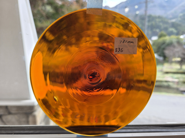 モナークカラーロンデル＃36　アンバー　直径：約131ｍｍ