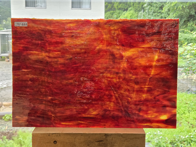 #444 YGアンキャット/レッド・アンバーストリーキー　サイズ：約460ｘ300ｍｍ
