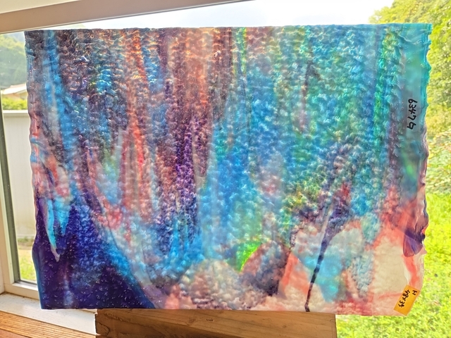 YGグラニティ 6347G ホワイトオパール,ブルー,グリーン,パープル,ゴールドピンク　サイズ：約480ｘ350ｍｍ