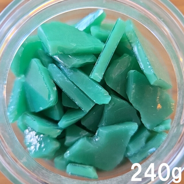 【旧在庫・お買い得品】OGTフリット F7-726-F(Apple Jade Opal）240ｇ　(COE96)《LP可》