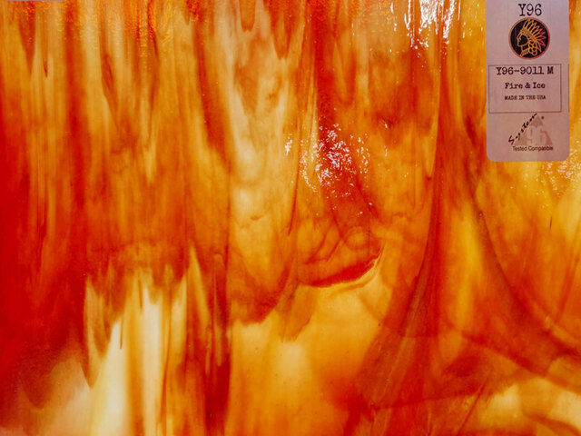 【Y96half value】YG Y96-9011M レッド/ホワイト"Fire&Ice"