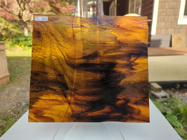 #286 YGアンキャット アンバー/ブラウン サイズ：約310ｘ280ｍｍ