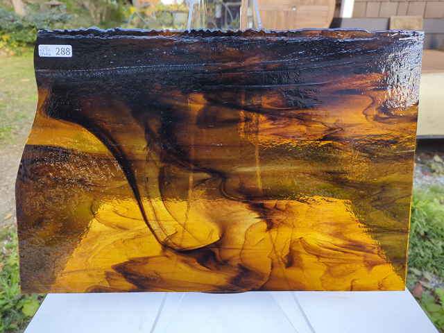 #288 YGアンキャット アンバー/ブラウン サイズ：約430ｘ290ｍｍ