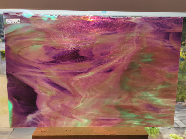 #304 YGアンキャット パープル・ミントグリーン/サイズ：約460ｘ300ｍｍ