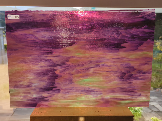 #305 YGアンキャット パープル・ミントグリーン/サイズ：約450ｘ300ｍｍ