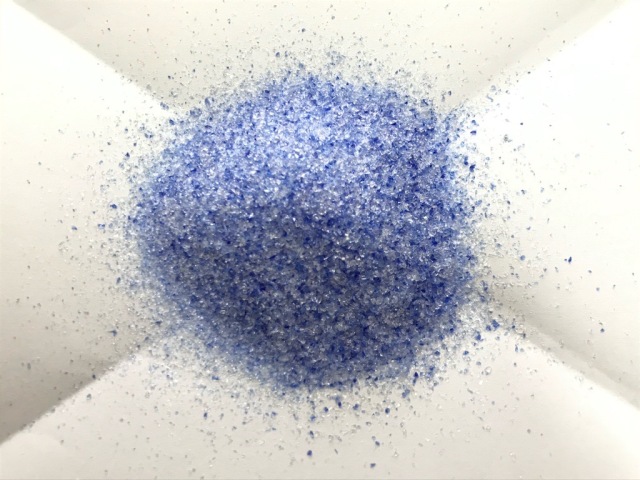 OGTフリット　F2-4240-96(Cobalt Blue/Clear）100ｇ　膨張係数96《LP可》