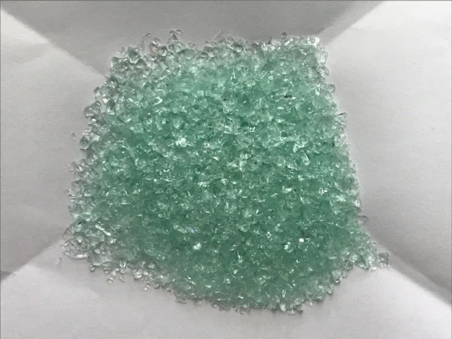 OGTフリット　F3-774-IR-96(Ming Green Irid）100ｇ　膨張係数96《LP可》