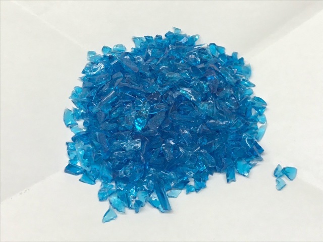 OGTフリット　F5-5332-96(Blue Topaz）100ｇ　膨張係数96《LP可》