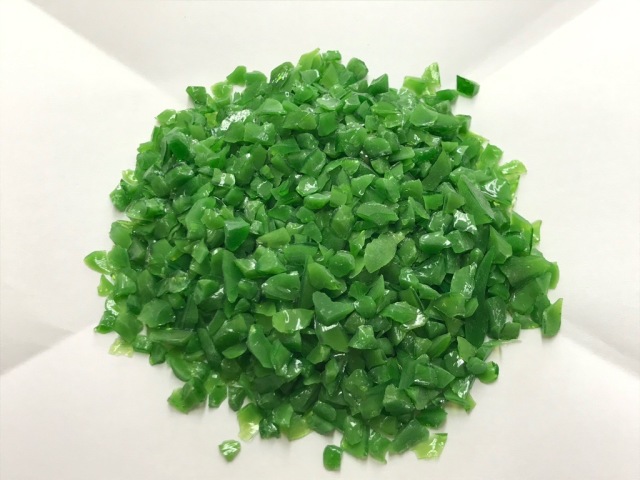 OGTフリット　F5-755-96(Fern Green Opal）100ｇ　膨張係数96《LP可》