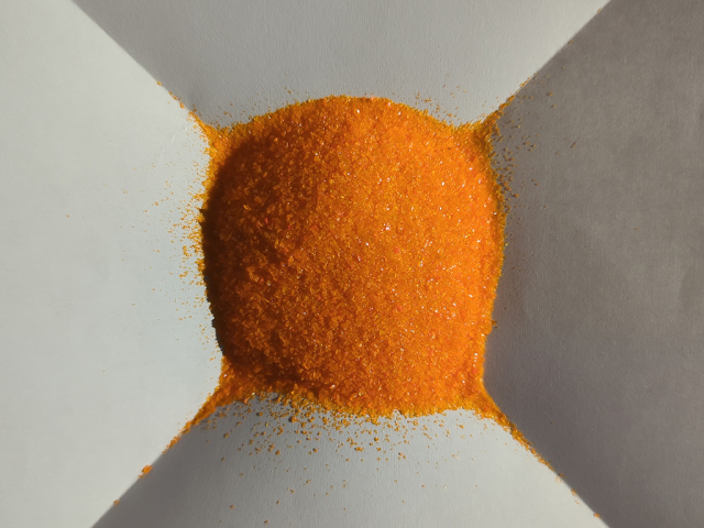 OGTフリット　F2-2702-96(FineOrange Opal）100ｇ　膨張係数96《LP可》