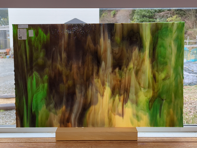 #57 OLDウロボロス60-14-5 ブラウン・グリーン サイズ：約610ｘ370ｍｍ