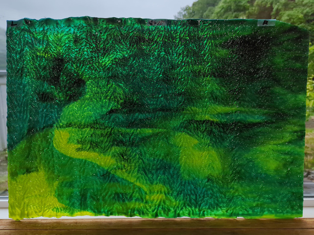 YGウロボロス ヘリンボンリップル 50-15 グリーン